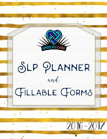 SLP Planner & Fillable Forms