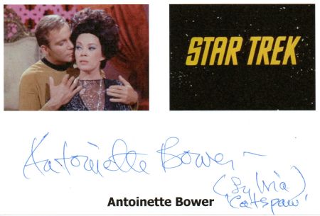 Kiwiautogal's Autographs: Antoinette Bower