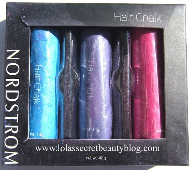 lola's secret beauty blog Nordstrom Beauty Hair Chalk Review & Swatches
