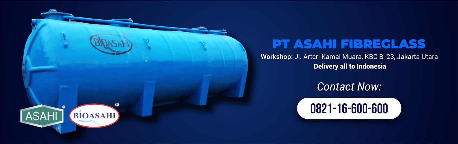 PT ASAHI FIBREGLASS - IPAL Medis, Komunal, Domestik, Industri, Stp Biotech, Roof Tank FRP