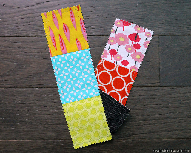 How to Sew: A Fabric Bookmark with tassel 