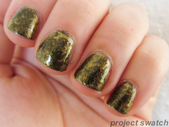 saran wrap marble nails