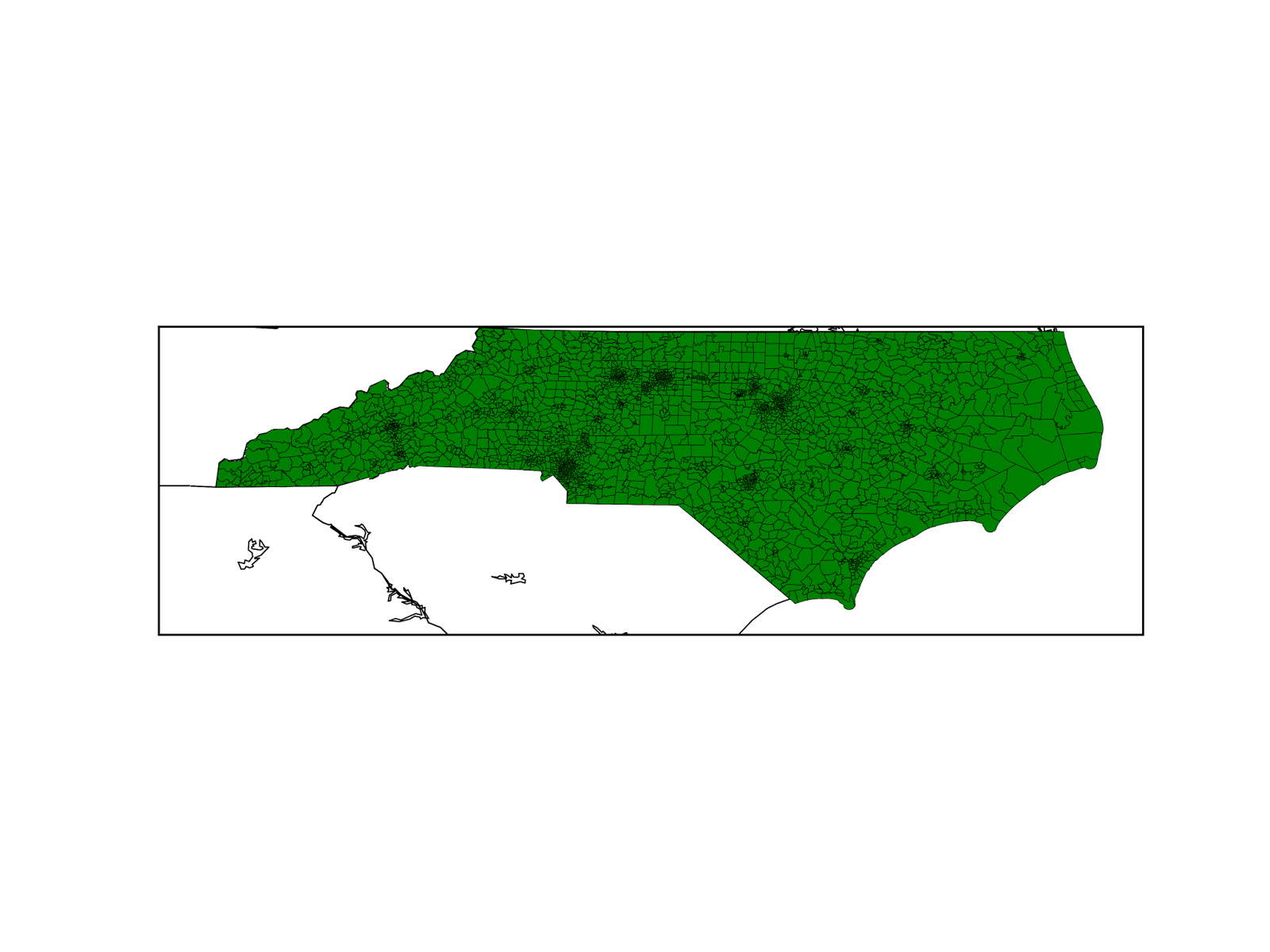 and with that we get a map with the voting districts now we have to figure out how to apply colors to them so we can represent the different districts and with that we get a map with the voting districts now we have to figure out how to apply colors to them so we can represent the different districts