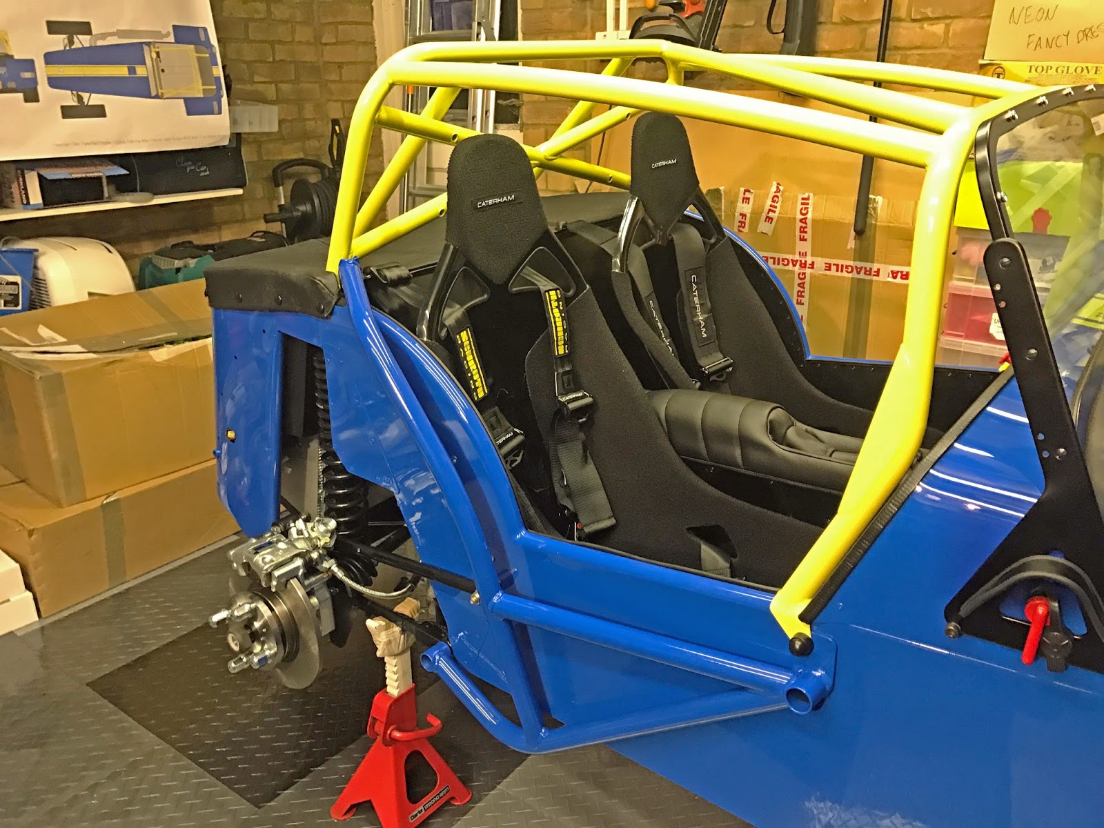 2019 Caterham 270R Racing Blog Academy Car Build Day Sixteen Cage