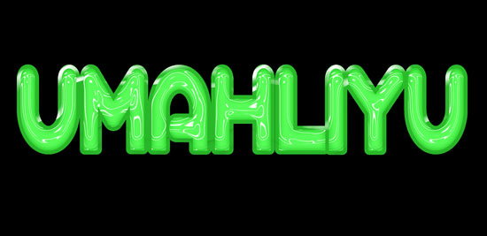plastic text effect plastic text effect