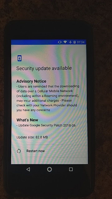 Nokia 2 June 2018 Android Security Update