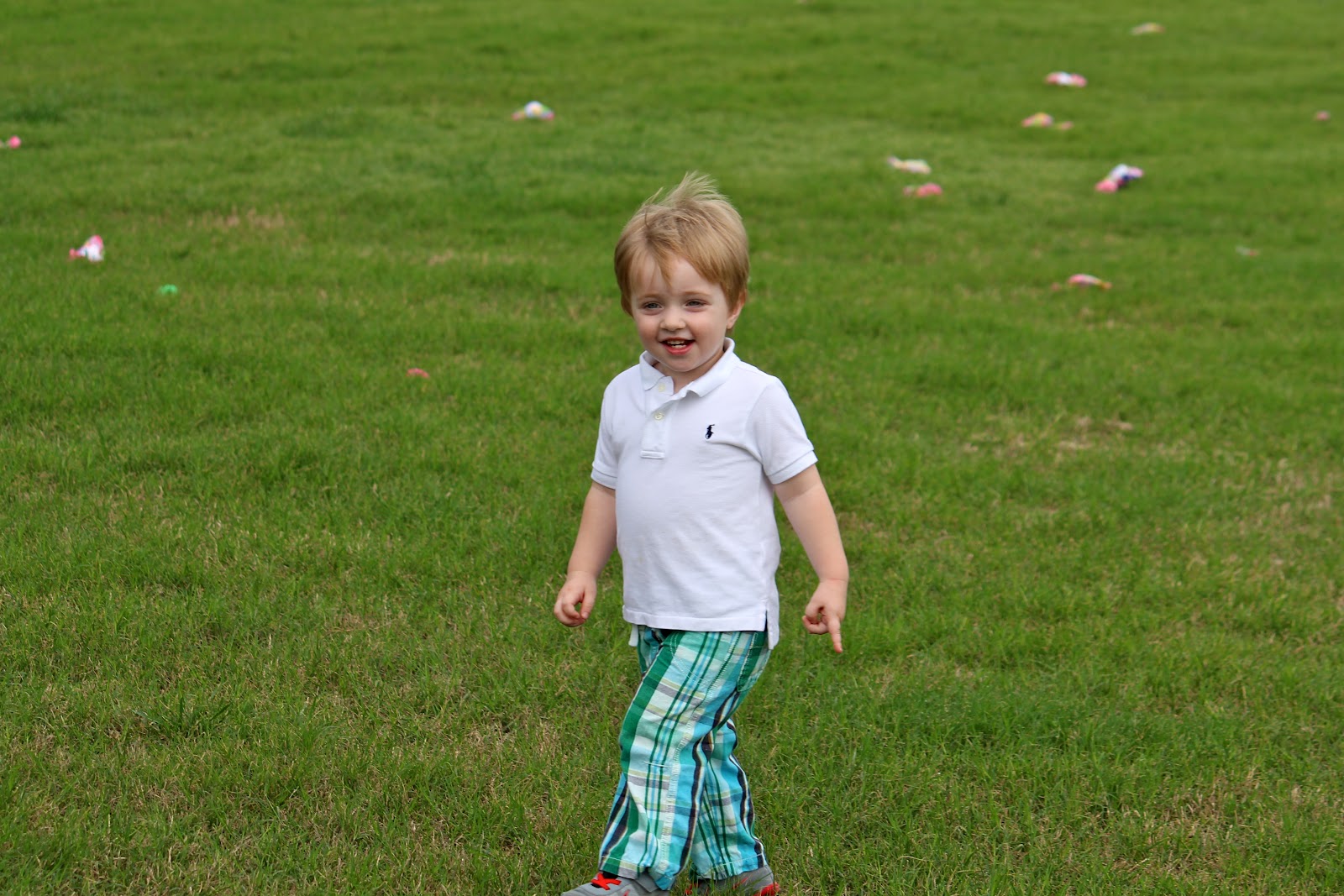 Brett, M, and our Irish Twins Castle Hills Easter Egg Hunt 2012