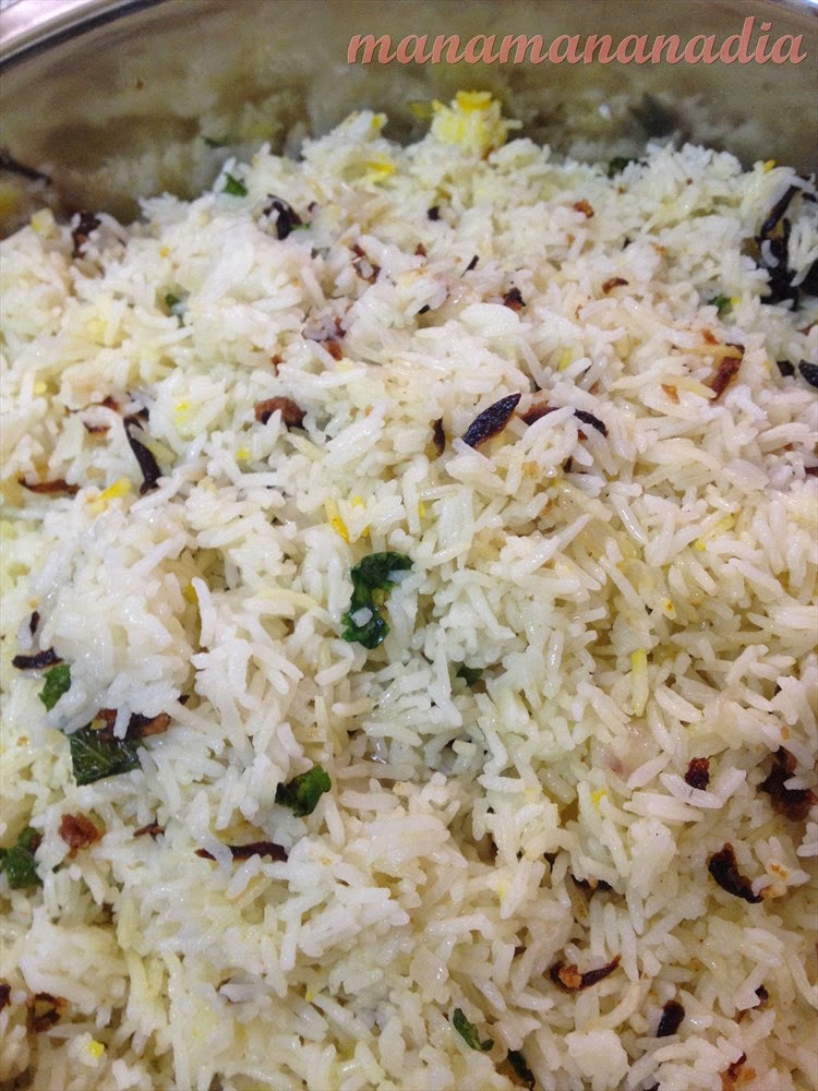manamana nadia Juadah Syawal Nasi Pilaf / Pilau / Pulao