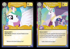 My Little Pony Princess Celestia, Hoof Shaker Canterlot Nights CCG Card