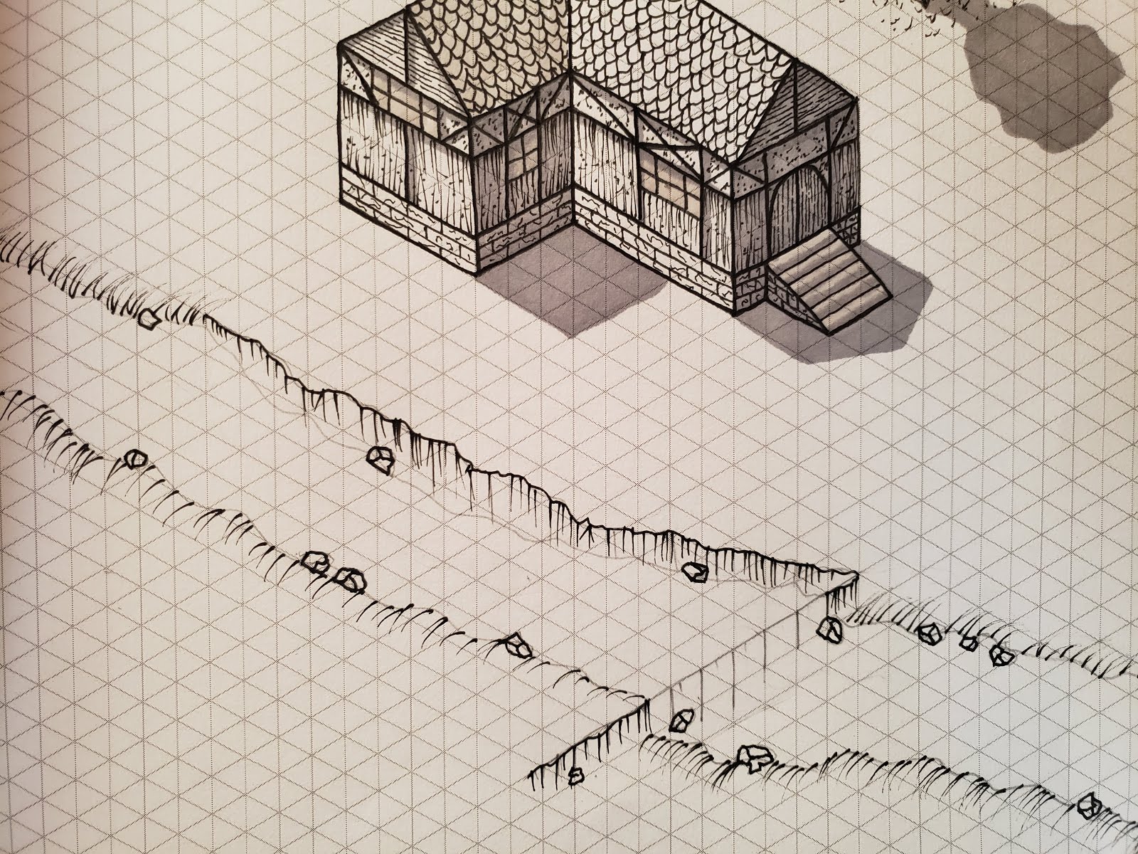 How to Draw an Isometric River