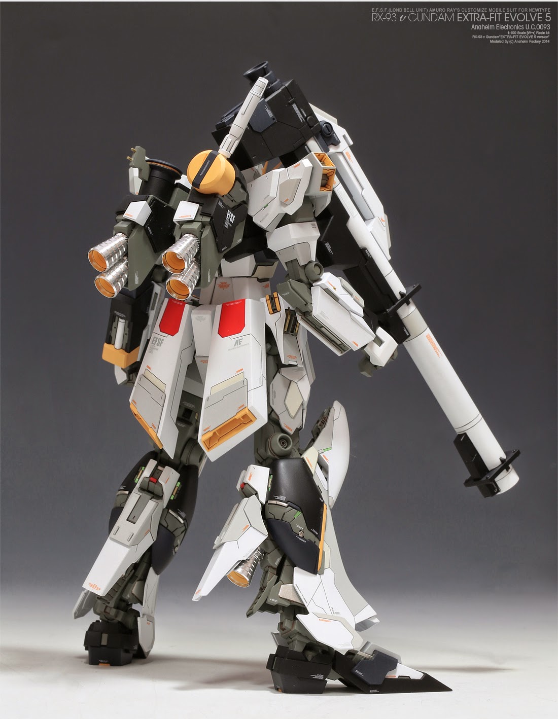 1/100 Resin Cast Kit nu Gundam Extra Fit Evolve 5 ver. Custom Build