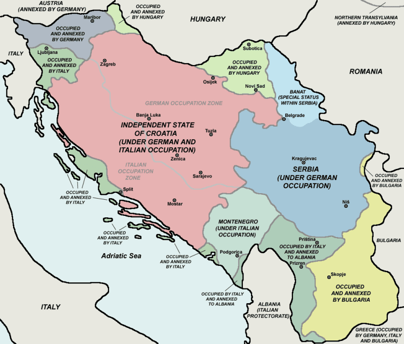 Postage stamps and postal history blog WWII occupation of Yugoslavian