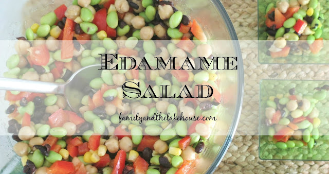 Edamame Salad Recipe - www.familyandthelakehouse.com
