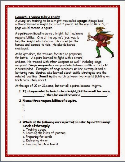 Open Ended Math Questions Grade 2 reading sage close passages