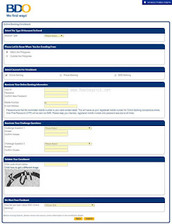 BDO Online Form