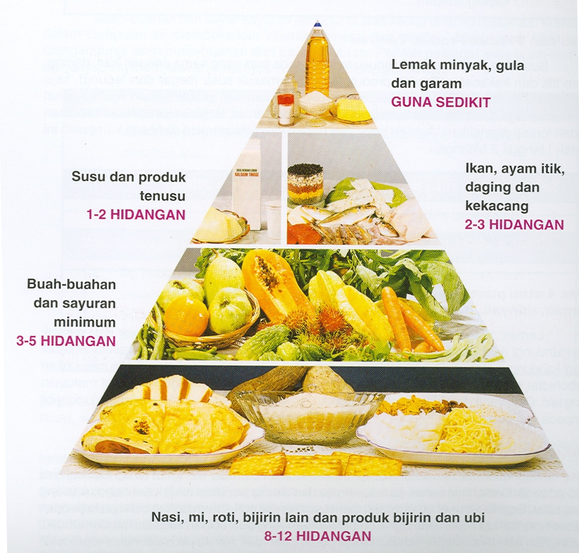 Pendidikan Jasmani Dan Kesihatan: Piramid Makanan Seimbang