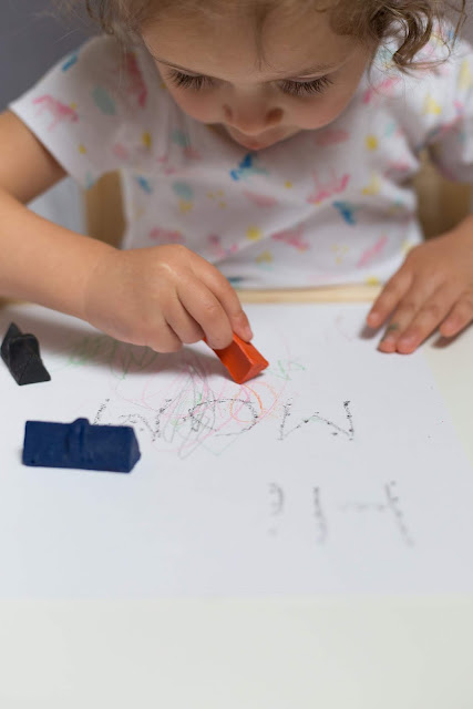 Use adapted crayons to work on carryover of pencil grasp and grasp on a crayon when coloring by helping kids strengthen the fine motor skills they need for handwriting and a functional pencil grasp. Use adapted crayons to work on carryover of pencil grasp and grasp on a crayon when coloring by helping kids strengthen the fine motor skills they need for handwriting and a functional pencil grasp.