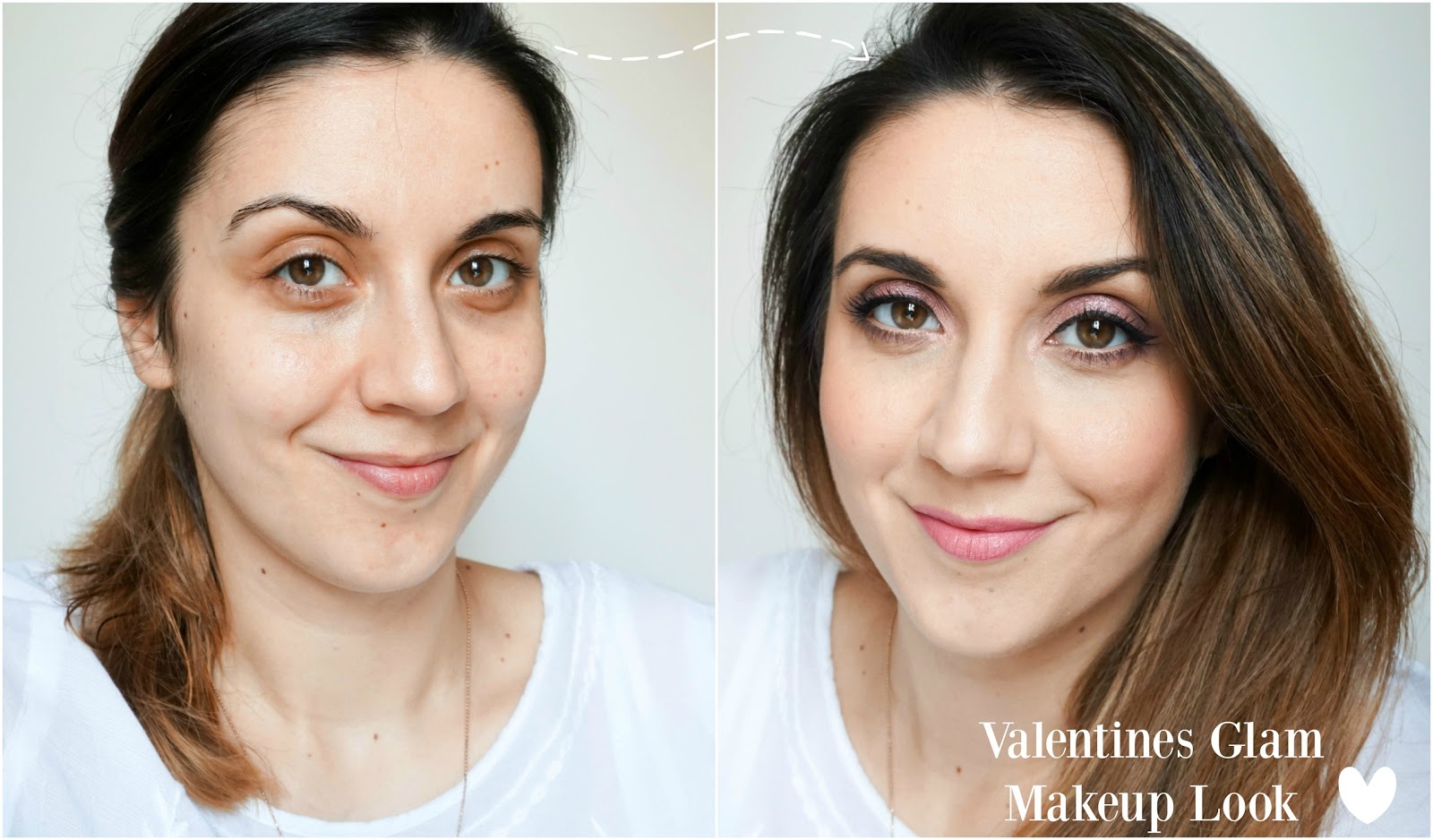 Valentines Glam Makeup Look Valentines Glam Makeup Look