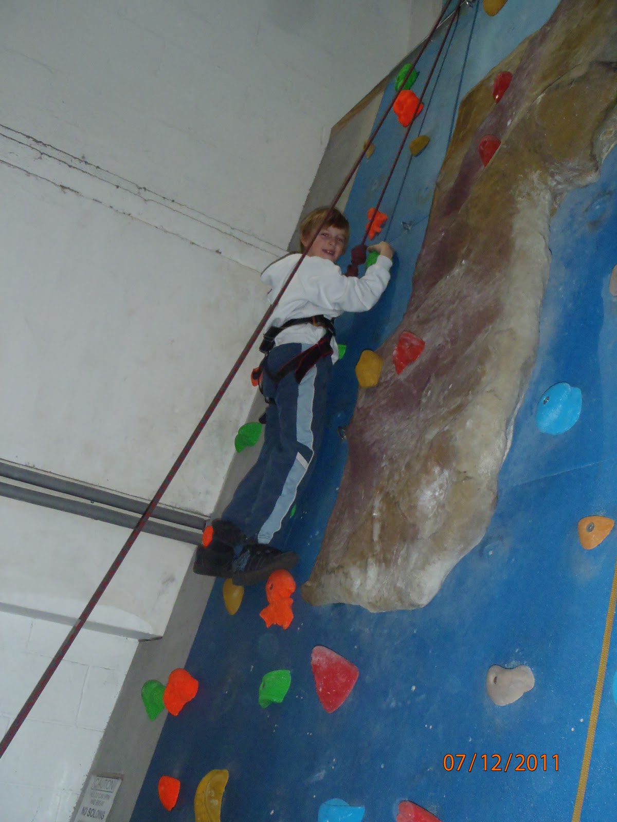 Outdoor Education MCHS Climbing Kendal Wall Year 7 Day 2 7th