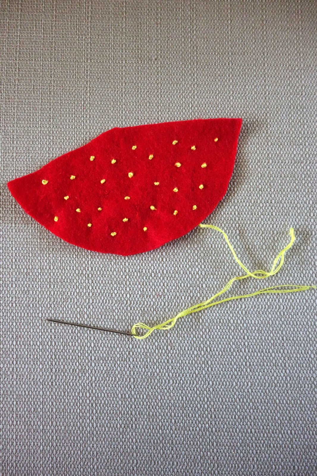 blah to TADA! A Strawberry Pin Cushion