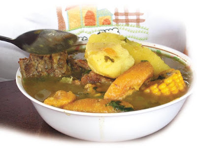 COMIDA CRIOLLA COLOMBIANA: SANCOCHO COSTEÑO