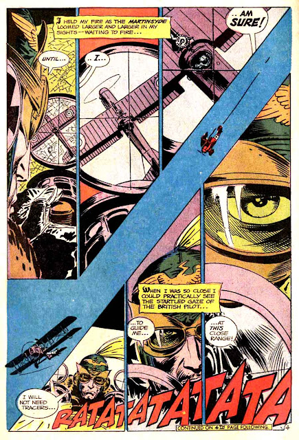 Star Spangled War v1 #139 enemy ace dc comic book page art by Joe Kubert Star Spangled War v1 #139 enemy ace dc comic book page art by Joe Kubert