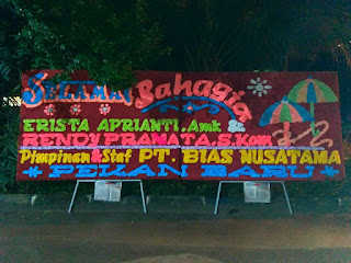 papan bunga medan