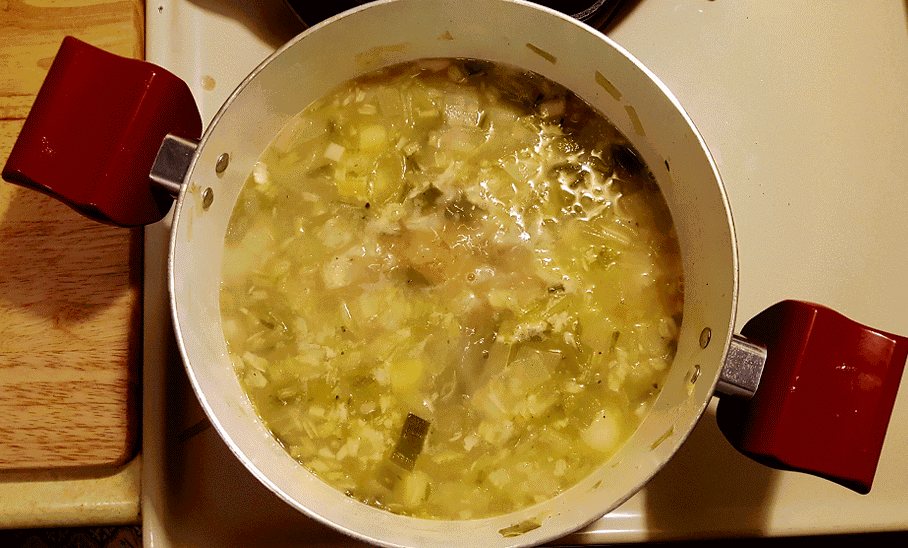 Earl Cooks Etc. Earl Cooks Easy Double Leek & New Potato Soup VEGETARIAN