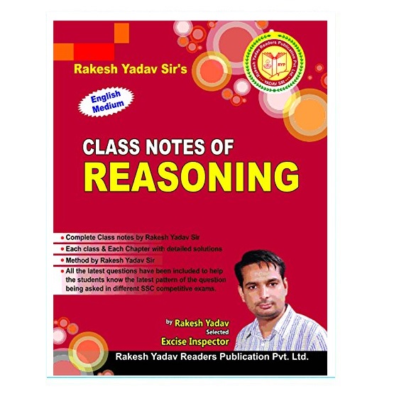 Rakesh Yadav Class Notes of Reasoning (English Medium)