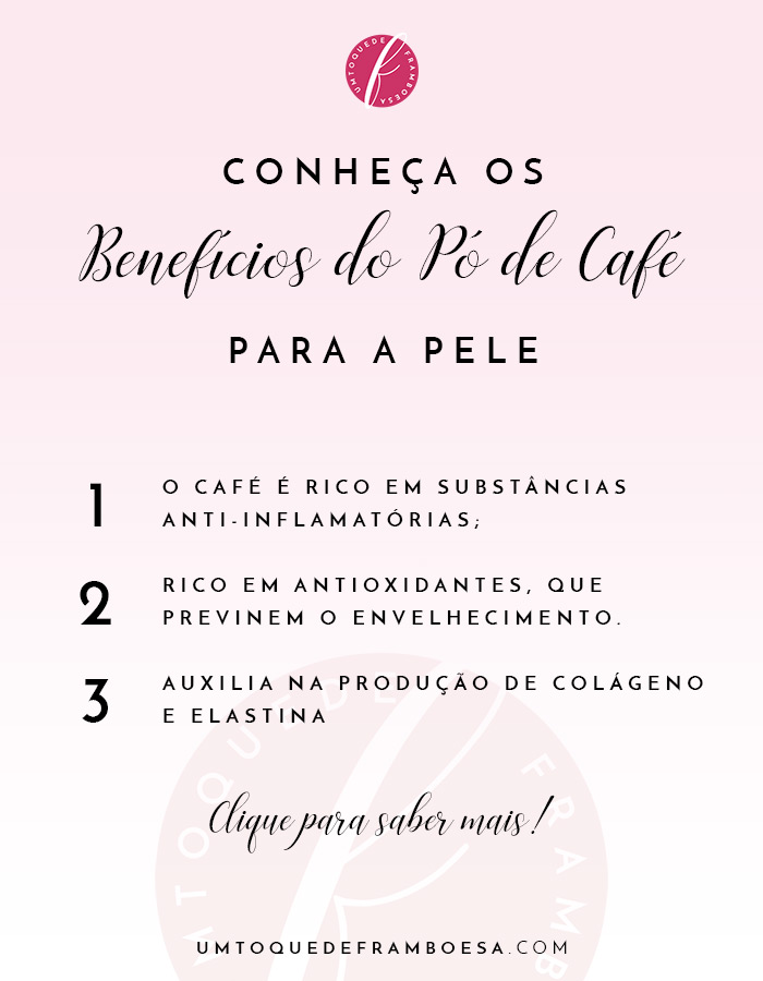 Conheça os benefícios do pó de café para a pele