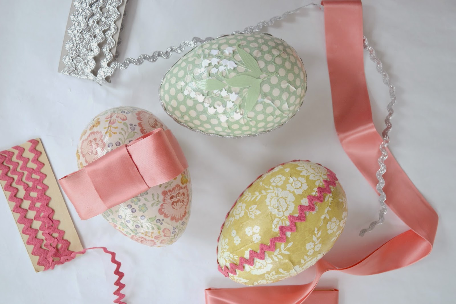 Attic Lace Turn Plastic DollarStore Eggs into Keepsake Easter Eggs