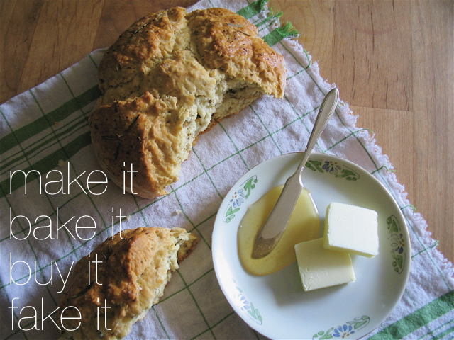 Rosemary and Browned Butter Soda Bread