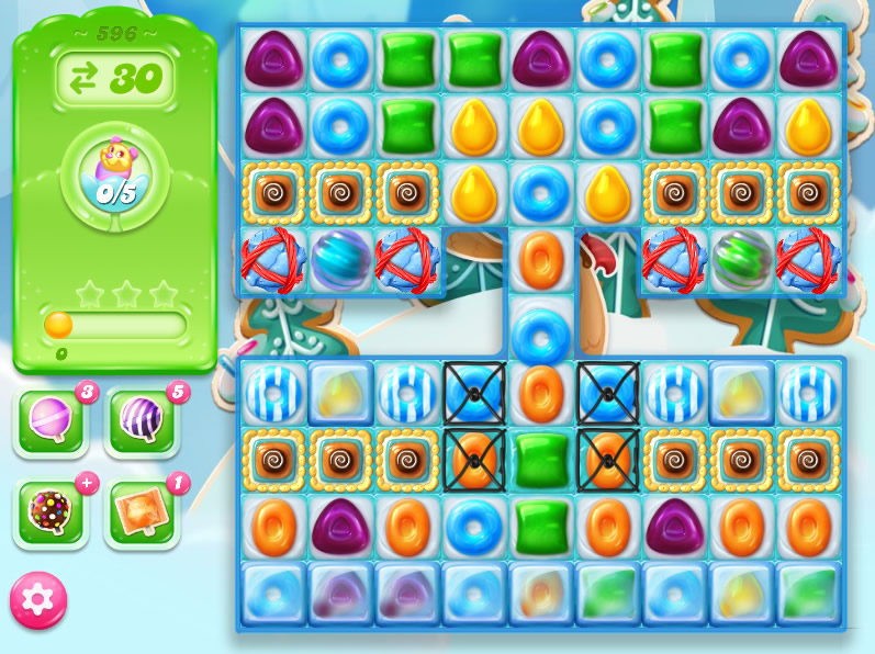 Candy Crush Jelly Saga level 596 Candy Crush Jelly Saga level 596