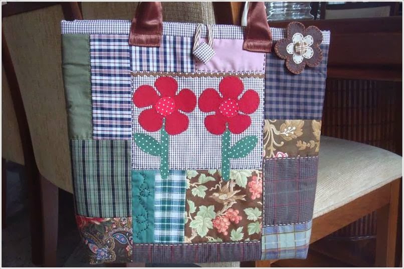 Bags, shreds, patchwork, applique! Patchwork Bags. DIY Tutorial Ideas!