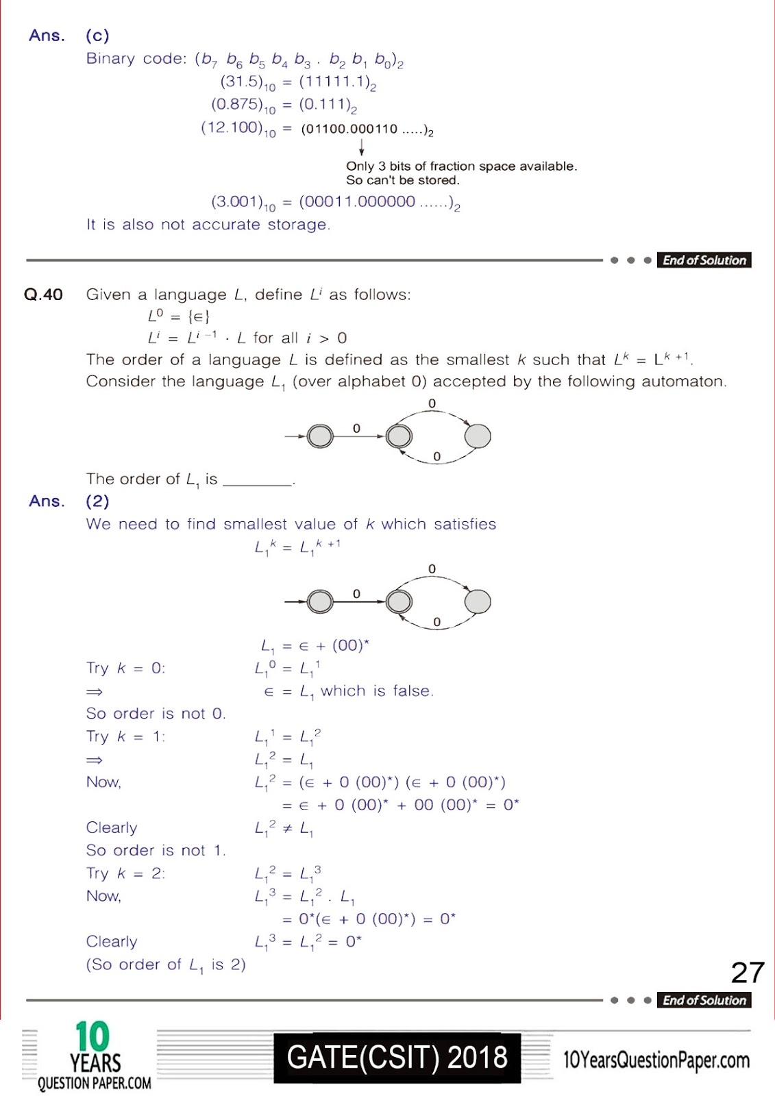 GATE 2018 CS Solution of Question Paper 2018 solved gate cse question paper-27