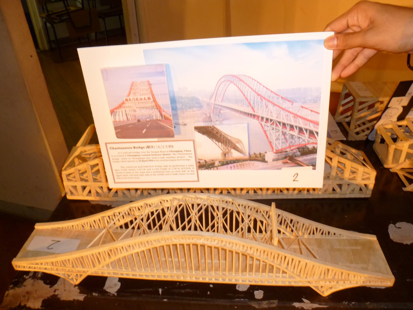 DIGital Structures Model PopsicleStick Bridges of the Bridges in Asia