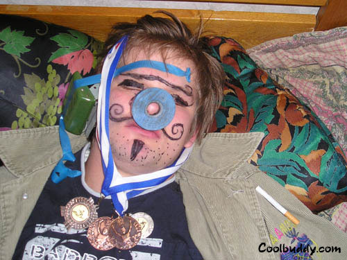 Drinkinggames Passed Out Body Art