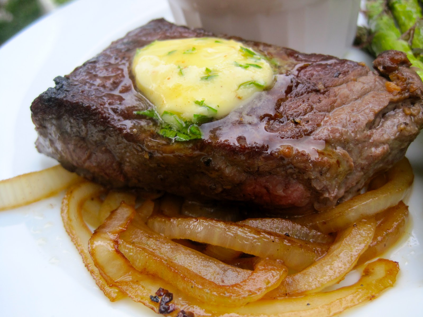 Geery, Party of Two Simply Delicious Steak and Onions