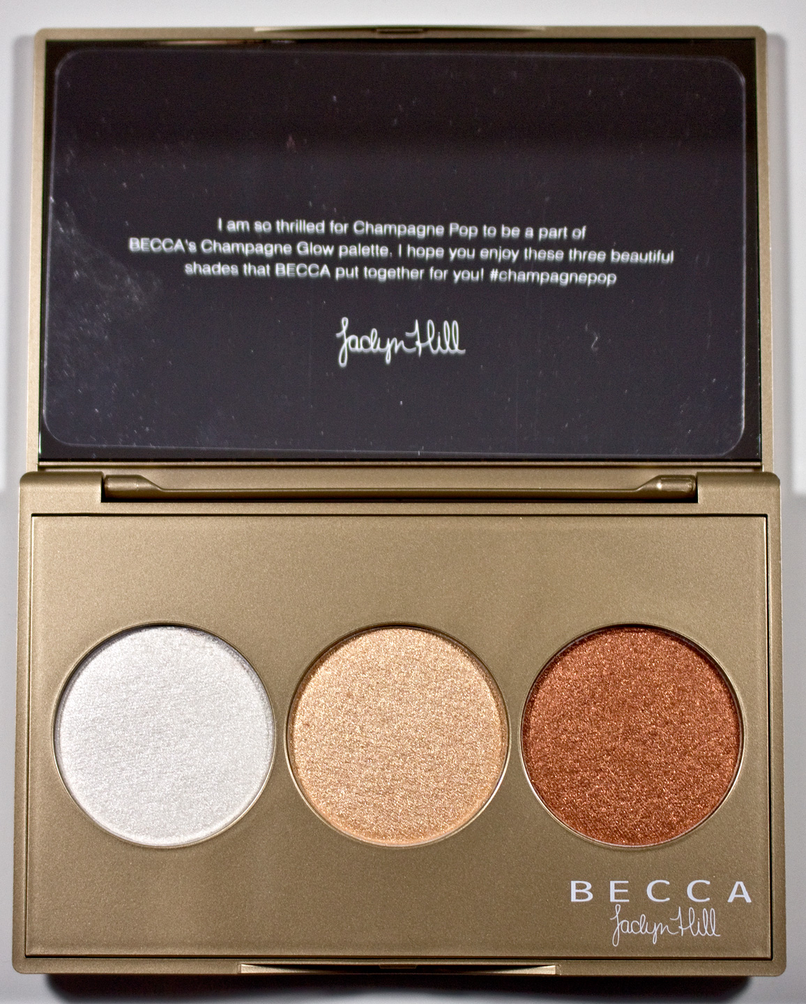 ubemandede Kompatibel med Cornwall WARPAINT and Unicorns: BECCA Shimmering Skin Perfector Pressed Champagne  Glow Palette in Pearl, Champagne Pop, & Blushed Copper : Swatches & Review