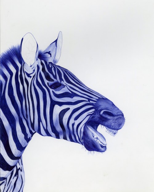 18-Zebra-Sarah-Esteje-ABADIDABOU-Hyper-realistic-Ballpoint-Pen-Animals-www-designstack-co
