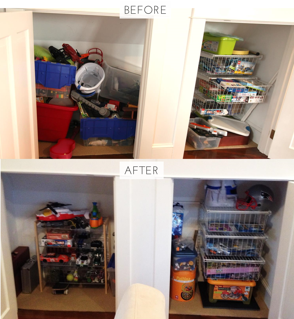 Tapper Richards Interiors: Playroom Organizing Project Before and After(s)