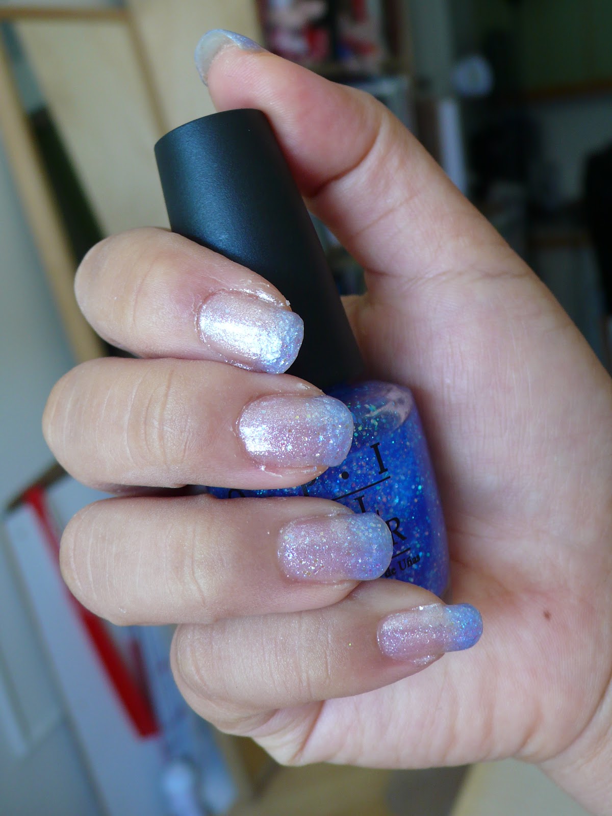 Fishball's corner!!: Gradation Nails with OPI Nail Polish