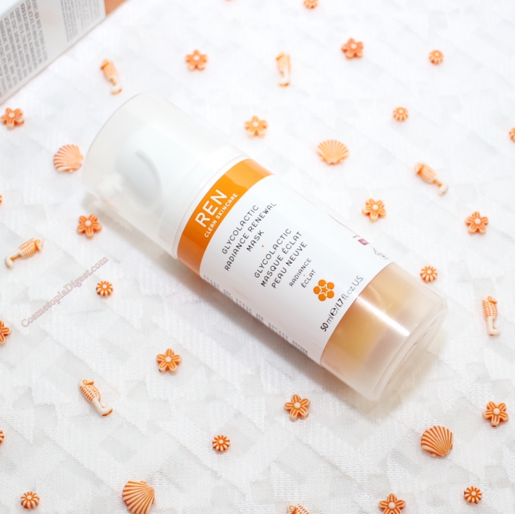 Review of the REN Glycolactic Radiance Renewal Mask, an acid peel for glowing skin. Review of the REN Glycolactic Radiance Renewal Mask, an acid peel for glowing skin.