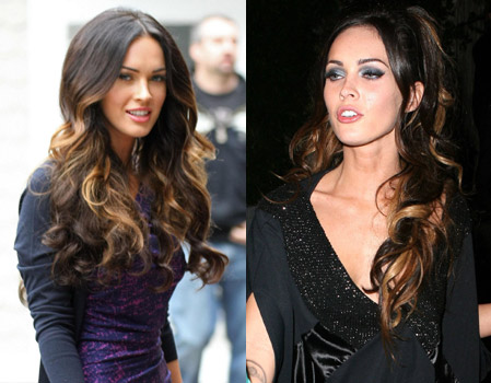 Celebrities of 2012: Megan Fox Hair Color