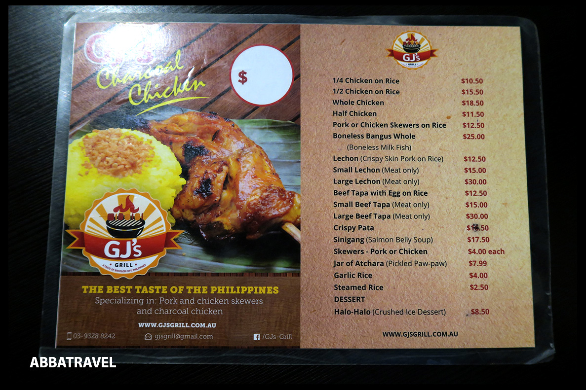 ABBATravel Melbourne To Eat 24June2017 GJ Grill