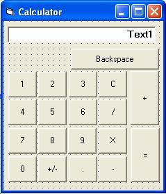 Program Calculator Pada Visual Basic