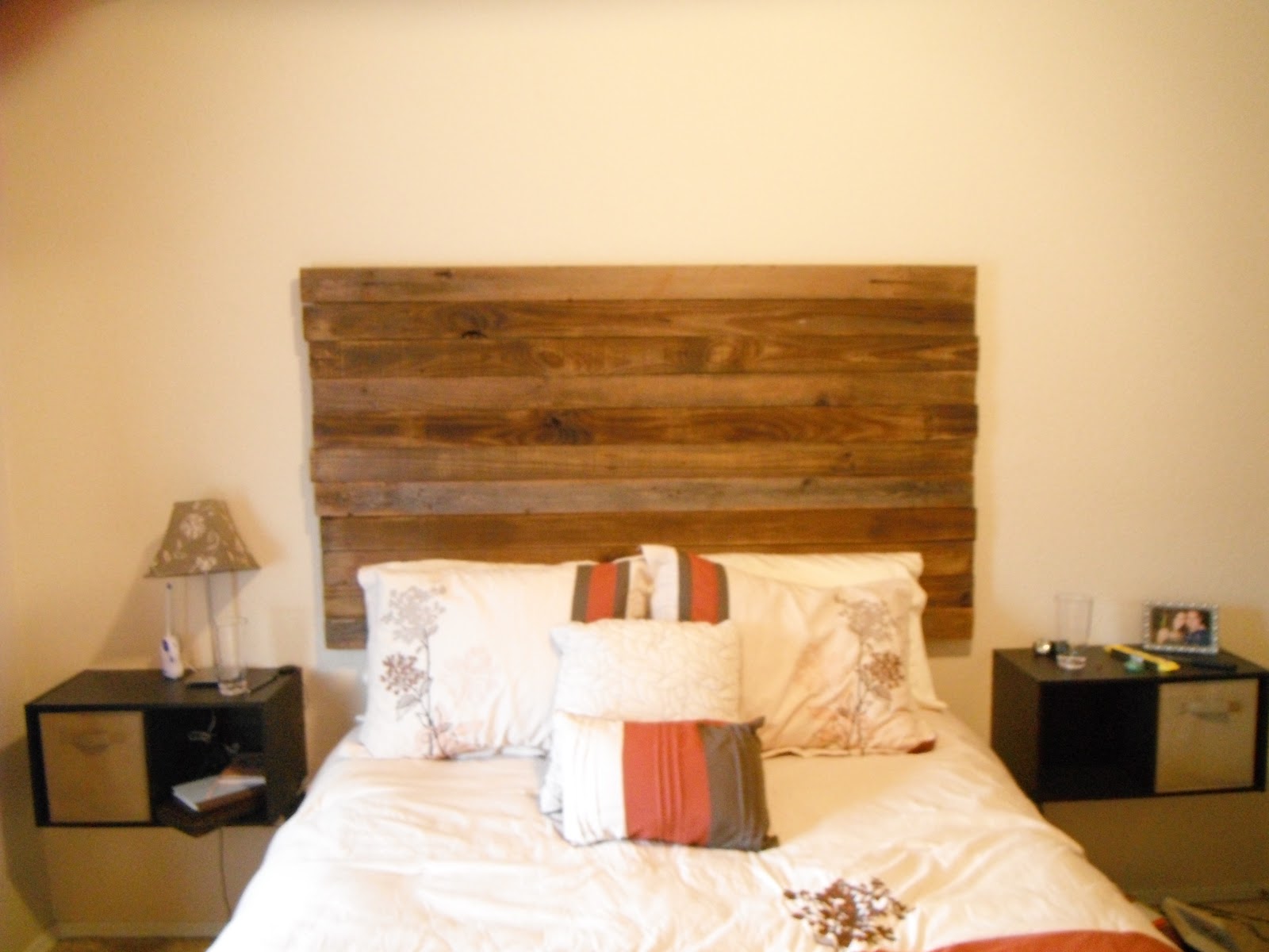 And You Thought Being a Stay At Home Mom Was Easy Rustic DIY Headboard 15 and easy