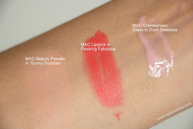 MAC Flamingo Park Collection swatches