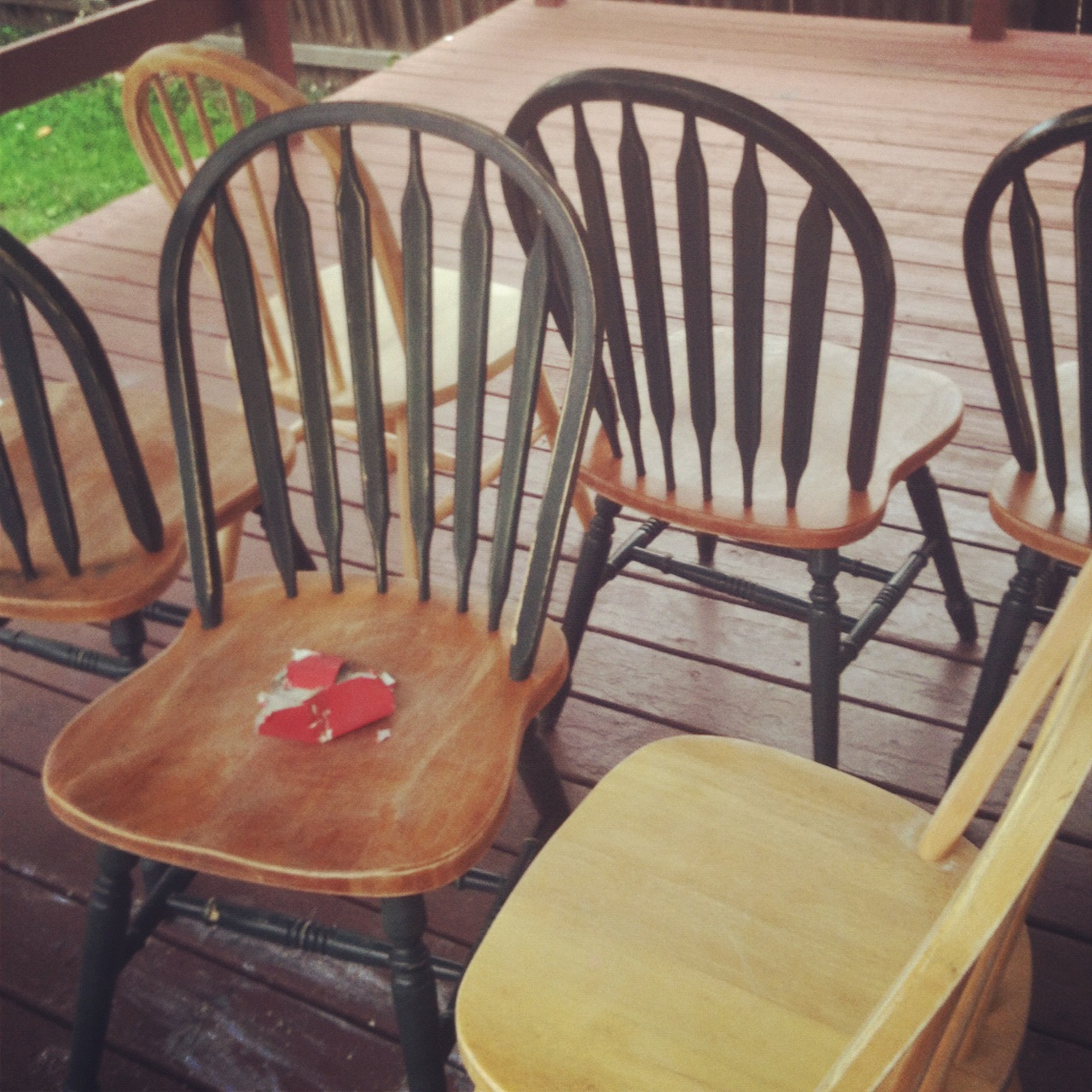 Proverbs for the Home ReFinish Kitchen Chairs