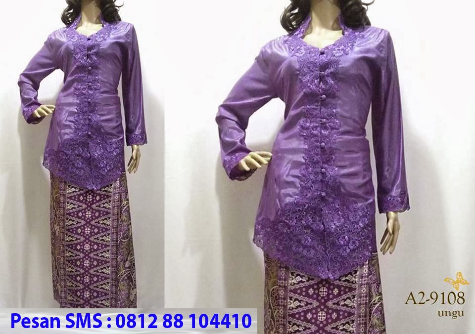 kebaya batak warna ungu